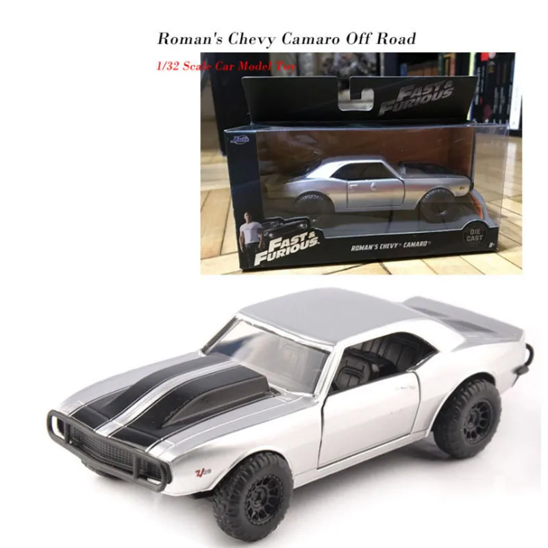 

1:32 Scale Metal Alloy Dodgerubbas Fast F8 Car Model Dodge Charger R/T SRT8 GT-R F-150 Diecast Vehicles Toys Children Kids Gift