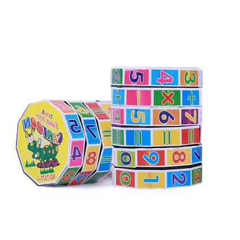 

Child Learn digital cube toys Baby intellectual development Sudoku Color cartoon sticker Hand-eye coordination stress reliever