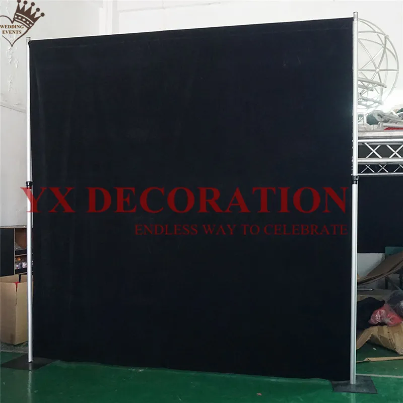 Поли свадебный фон черного цвета занавеска сценический фотобудка для свадьбы