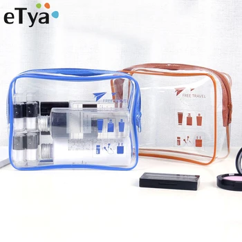 

Men Women Waterproof Transparent Travel Cosmetic Bag Make Up Case Zipper Makeup Beauty Bath Wash Organizer Toiletry Bag Pouch