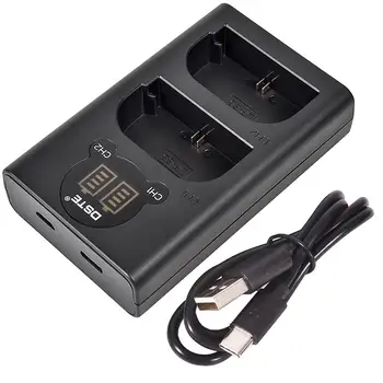 

DSTE Dual LCD Battery Charger Kit for Canon LP-E6 Camera Battery