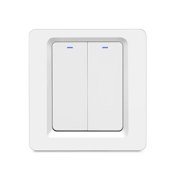 

Wifi Smart Switch EU 2Gang2Way Push Button Smart Light Switch Work with Alexa and Google Assistant ,Needs Neutral Wire