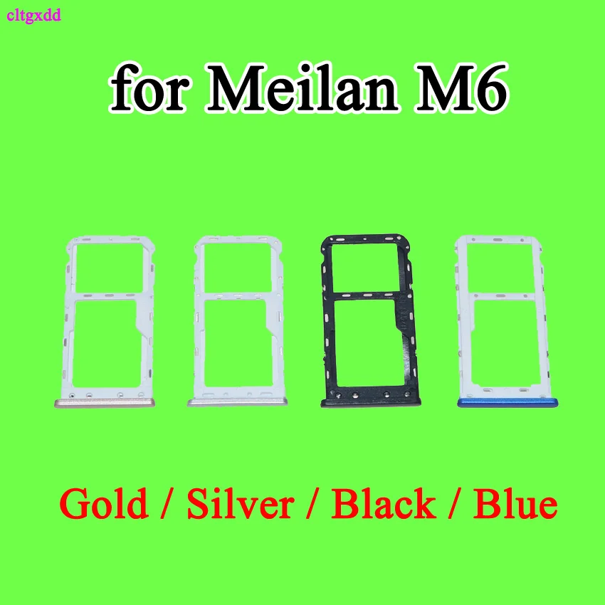 Cltgxdd для Meizu M6 Meilan M6S держатель лотка для sim-карты Micro SD слот заменитель адаптера