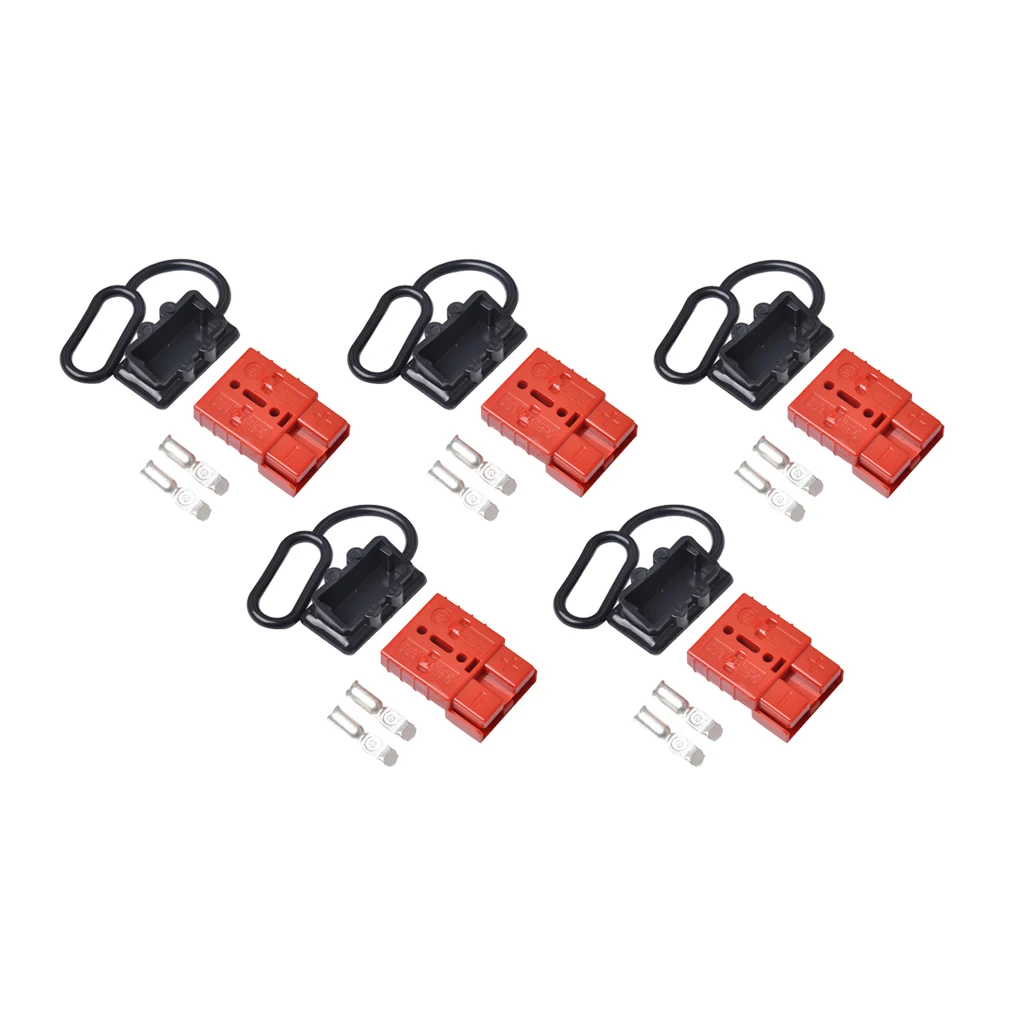 5x Универсальный 6 AWG 50A батарея подключения быстрый разъем для 12 в трейлер лебедки драйвер электрические устройства