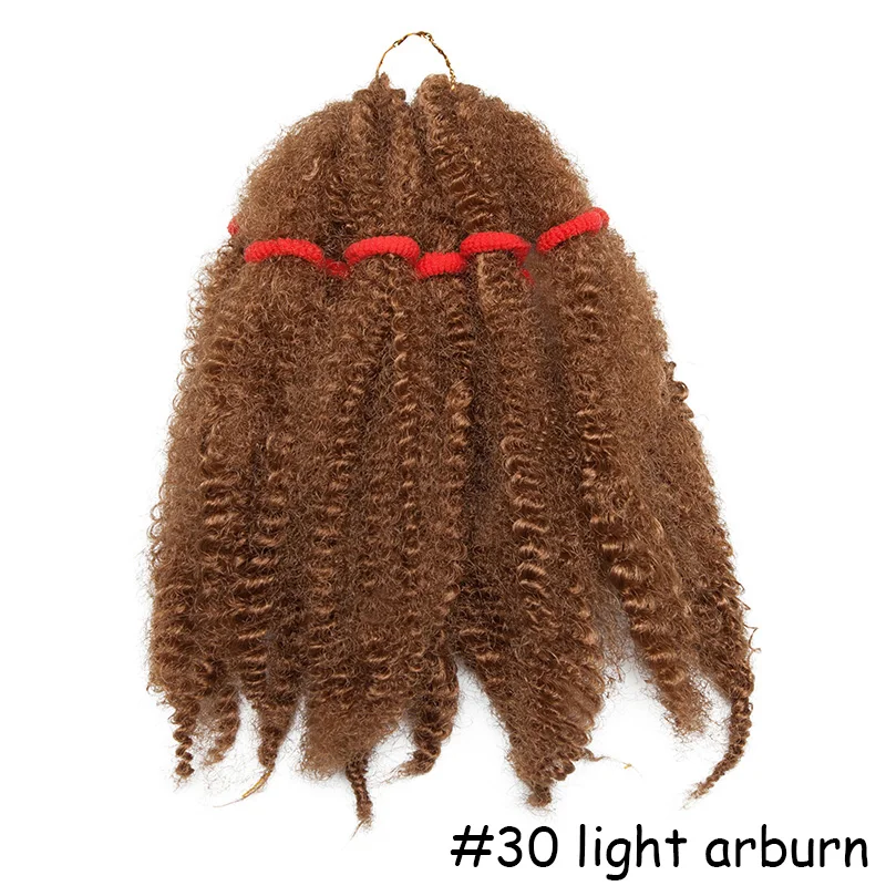 BENIHAIR синтетические плетеные волосы Marley плетеные волосы вязанные волосы Омбре афро кудрявые объемные волосы кроше для наращивания для черных женщин красный - Цвет: #30