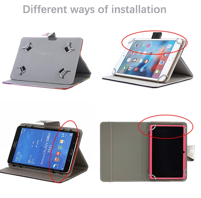 capa protetora universal para blackview tab polegada tablet desenhos animados impresso capa de couro do plutônio para blackview