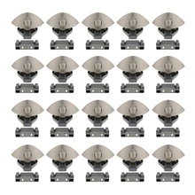 20шт кнопочная защелка Half-Moon дверные ручки для шкафа сплав ручка Rv Шкаф Ambry лодка, дом на колесах караван мебельный замок