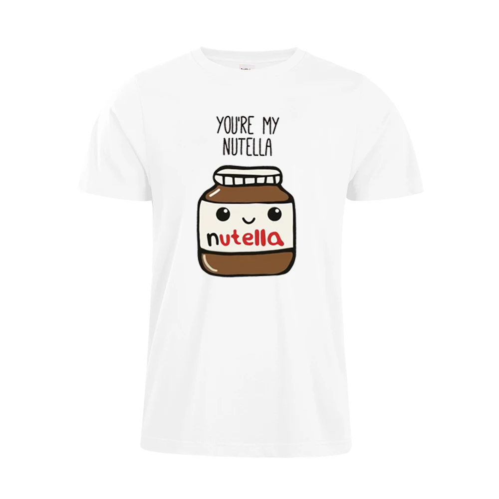 Nutella and Bread футболка подарок для пары Комплект лонгслив для пары его и ее рубашки просто женатые рубашки