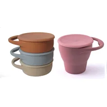 Новый Цвета силиконовая чашка для закусок Дети Ясельного возраста Портативный Еда ящик для хранения Портативный контейнер для закусок BPA бесплатные Силиконовые Мягкая крышка Новый Цвета силиконовая чашка для закусок Дети Ясельного возраста Портативный Еда ящик для хранения Портативный контейнер для закусок BPA бесплатные Силиконовые Мягкая крышка