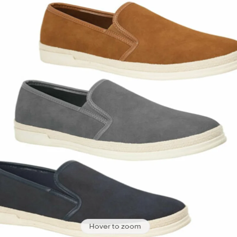 Zapatos informales sin hombre, alpargatas de cubierta, zapatillas de zapatos de barco| | -