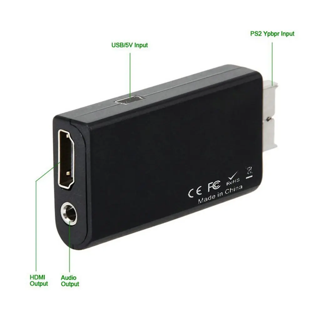 Портативный для PS2 к HDMI аудио видео конвертер адаптер AV HDMI кабель для SONY playstation 2 Plug And Play запчасти