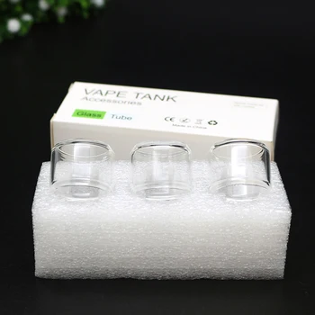 

3pcs Replacement Glass tube For Fireluke 2 TPD Tank transparent Bubble Pyrex Glass tube