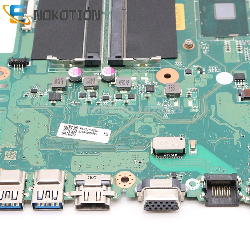  NOKOTION For Acer aspire E5-575 E5-575G laptop motherboard SR2ZV I7-7500U CPU GTX950M GPU DAZAAMB16
