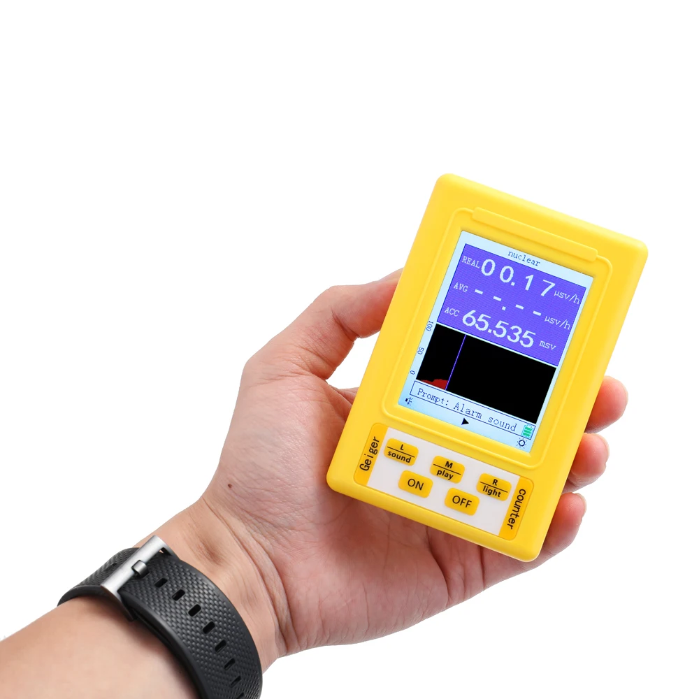 

BR-9C 2-in-1 Digital Display Electromagnetic Radiation Nuclear Radiation Detector Geiger Counter Full-functional Type Tester