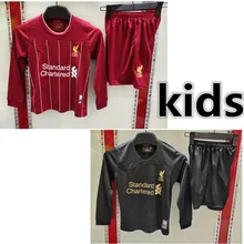 / Детская Футбольная Футболка Liverpooles, Детский комплект с длинными рукавами, M. SALAH FIRMINO MANE VIRGIL ROBERTSON KEITA, футбольная рубашка