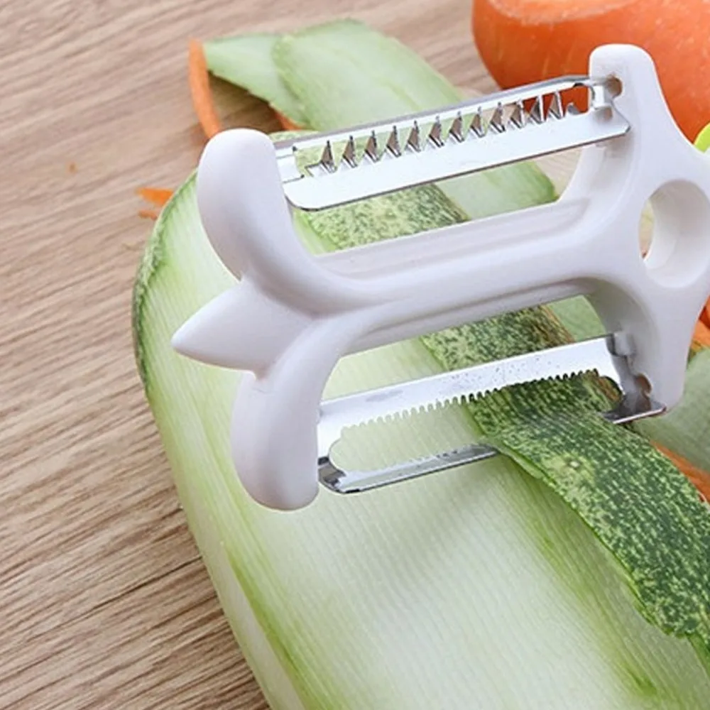 1PC Stainless Steel Cheese Butter Dual Grater Potato Vegetable Slicer Manual Kitchen Accessories Cooking Tools