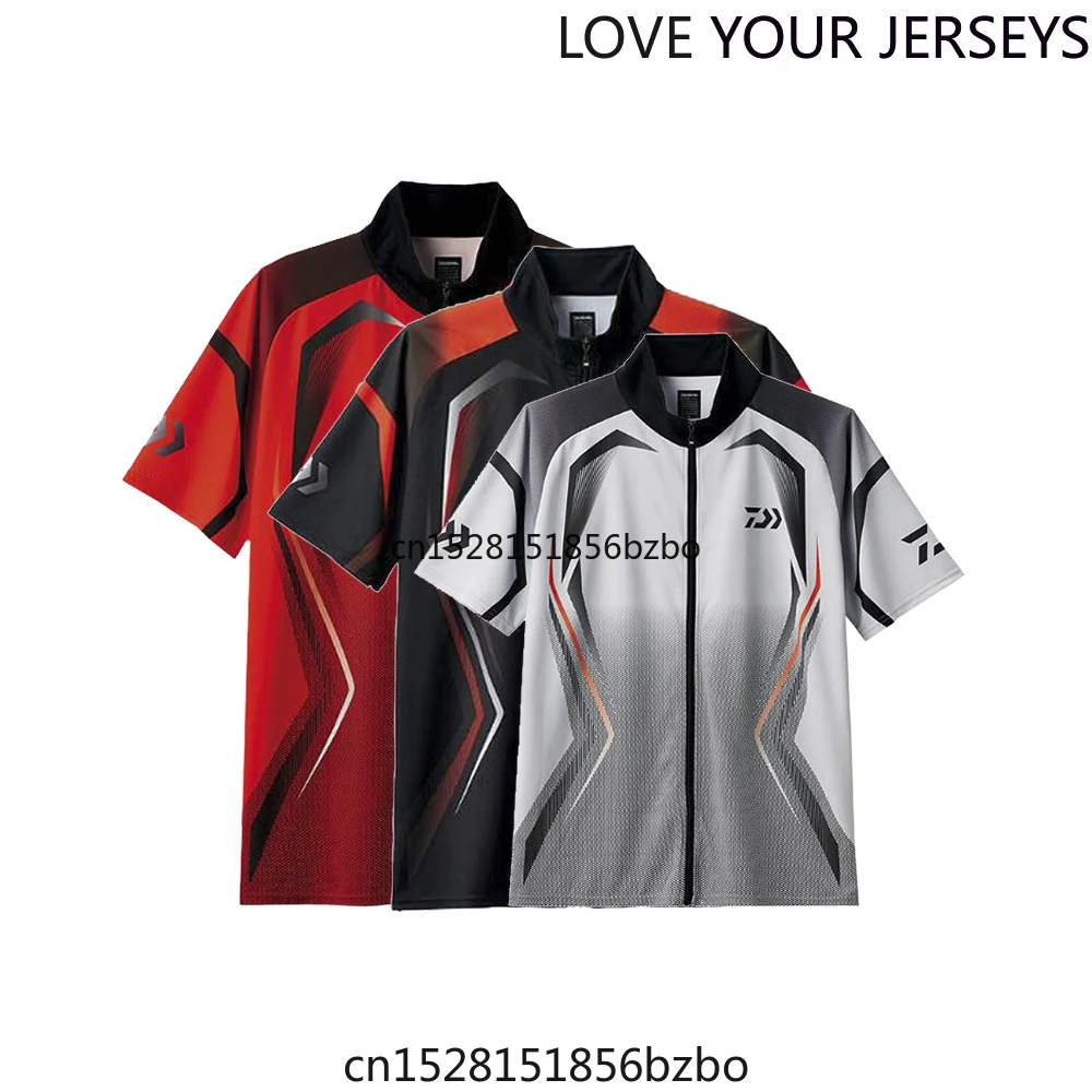 

Male Short Sleeves Fishing Shirt Outdoor Sports Jersey Quick-Drying Fishing Sports Shirt Cloth DAIWA Pesca Camiseta