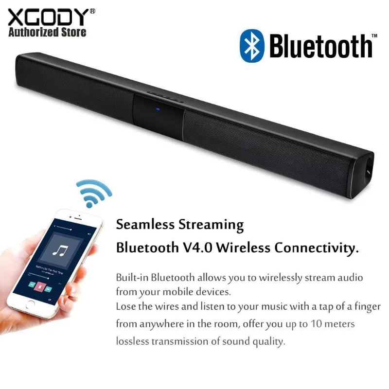 XGODY BS 28A домашний кинотеатр Bluetooth саундбар ТВ супер бас стерео громкоговоритель