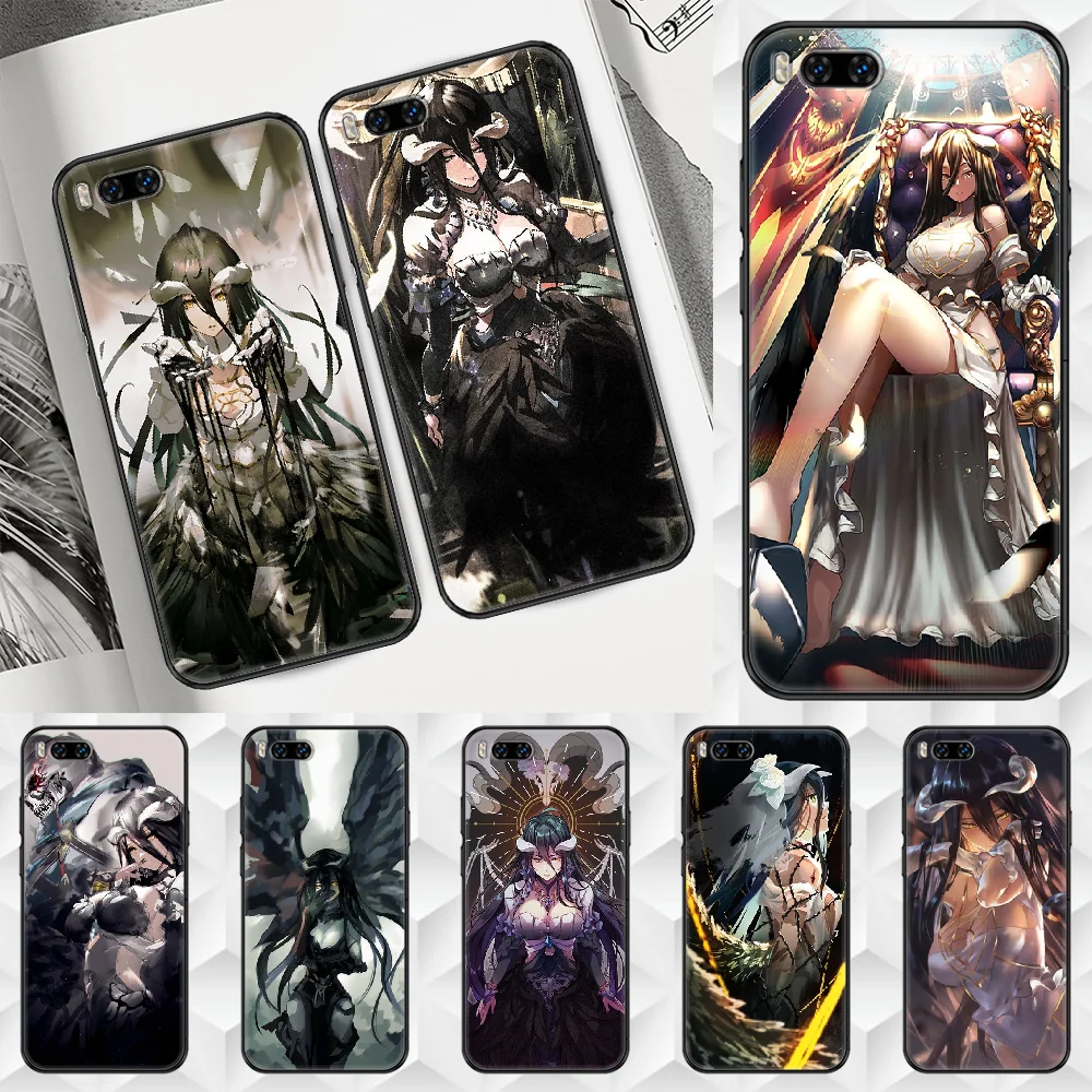 Чехол для телефона с аниме Overlord Albedo Xiaomi Mi Max Note 3 A2 A3 8 9 9T 10 Lite Pro Ультрачерный чехол