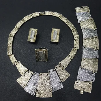 

Close Shop On Sale High Quality Gold Crystal Jewelry Set For Women Before $30