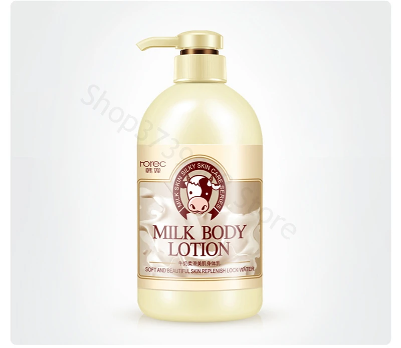 Milk Silky Body Lotion Nourishing Whitening Moisturizing Smoothing Firming Hand Foot Skin Care Body Cream for Dry Skin 250ML