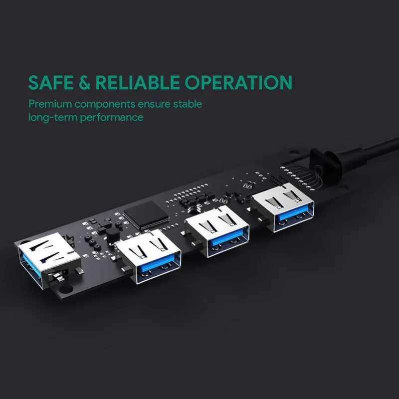 Ментальный usb type C концентратор type-C до 4 USB адаптер USB-C сплиттер OTG кабель для Macbook type-c 3,1 концентратор