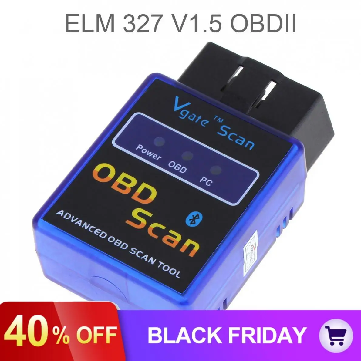 #*Cheap Latest Version Mini ELM327 V1.5 Auto Car OBD2 Scanner Bluetooth Wireless OBD 2 OBDII Vehicle Diagnostic Scan Tool