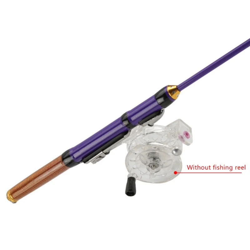 50cm/70cm Winter Glass Fiber Fishing Rods detachable portable durable Fishing Reels To Choose Bait Casting Rod Combo Fishing Acc