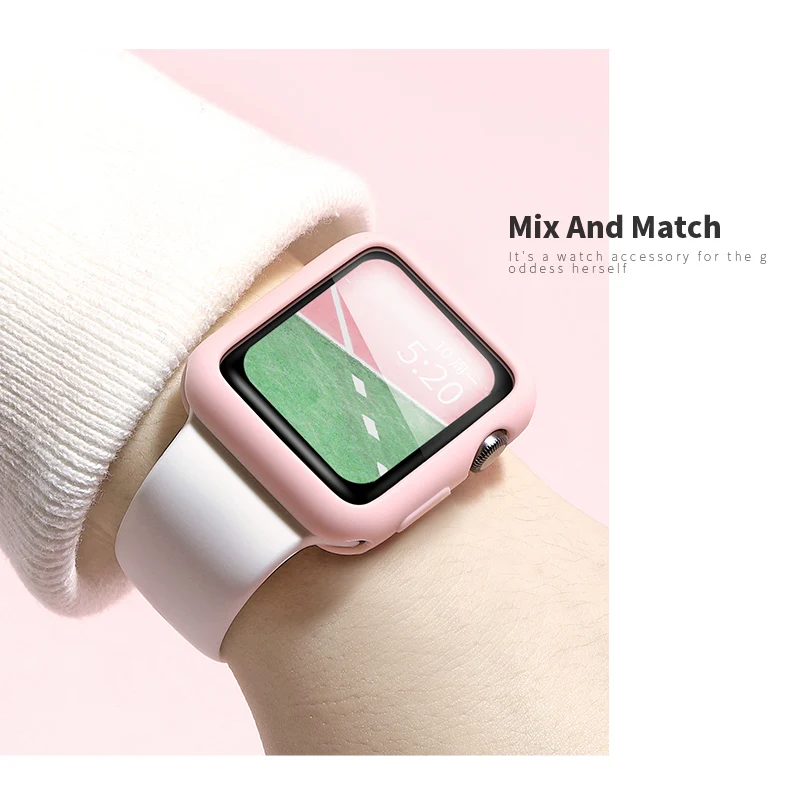 Ремешок для Apple Watch 5 band 44 мм 40 iWatch 42 38 Бампер Защитный чехол watch series 4 3 2 1|Ремешки