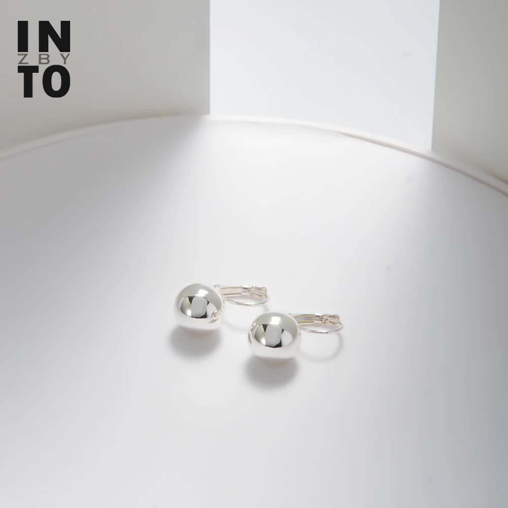 Женские серьги подвески в виде маленького шара|Серьги-кольца| |