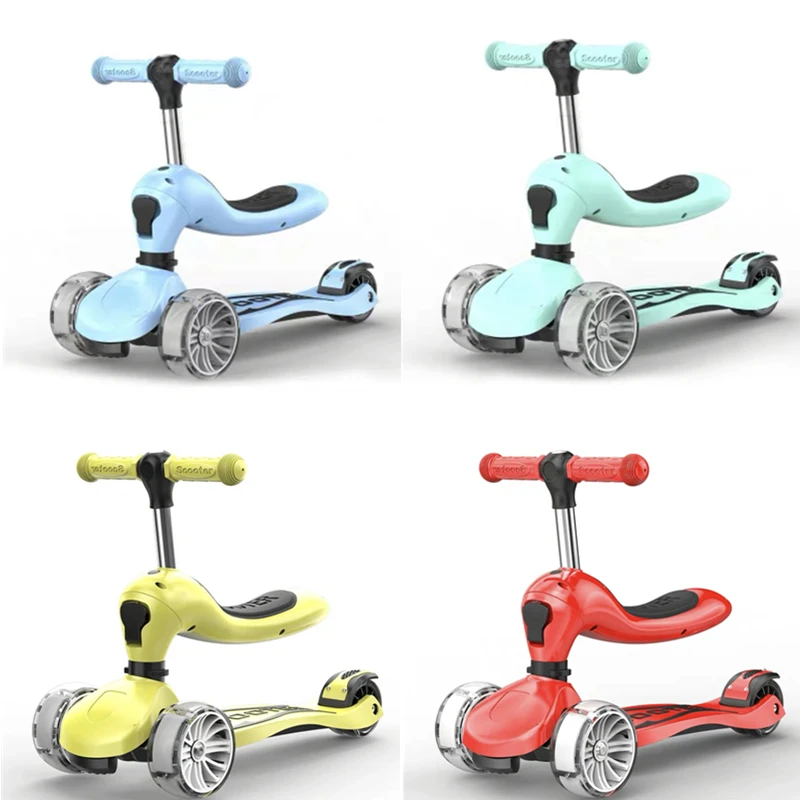 Children Scooter Kids Balance Bike JayCreer Child Kids Baby Kick Scooter & Balance Bike For Ages 24-72 Months