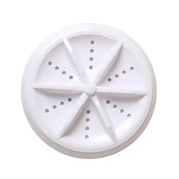 

Mini Ultrasonic Washing Machine Portable Automatic Turbo Electric Roller Rotating Washer Equipment Essential for Home Travel
