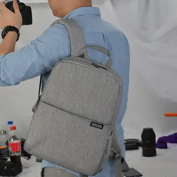 

Slr Photography Backpack Double-Layer Casual Business Computer Backpack Usb Multi-Function Digital Camera Bag New