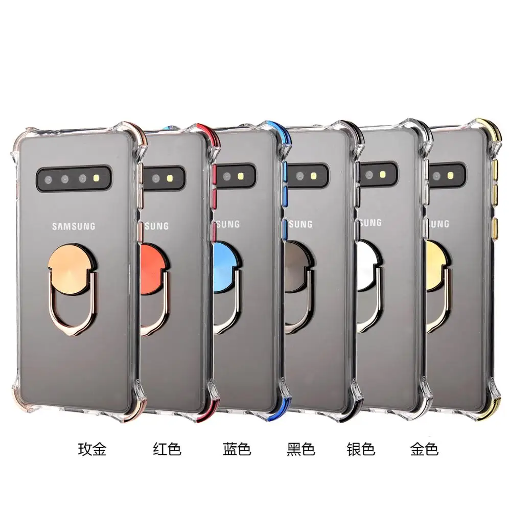 Жесткий чехол с кольцом на палец для Samaung Galaxy A10 A20 A30 A40 A50 A60 A70 A80 A90 A20e