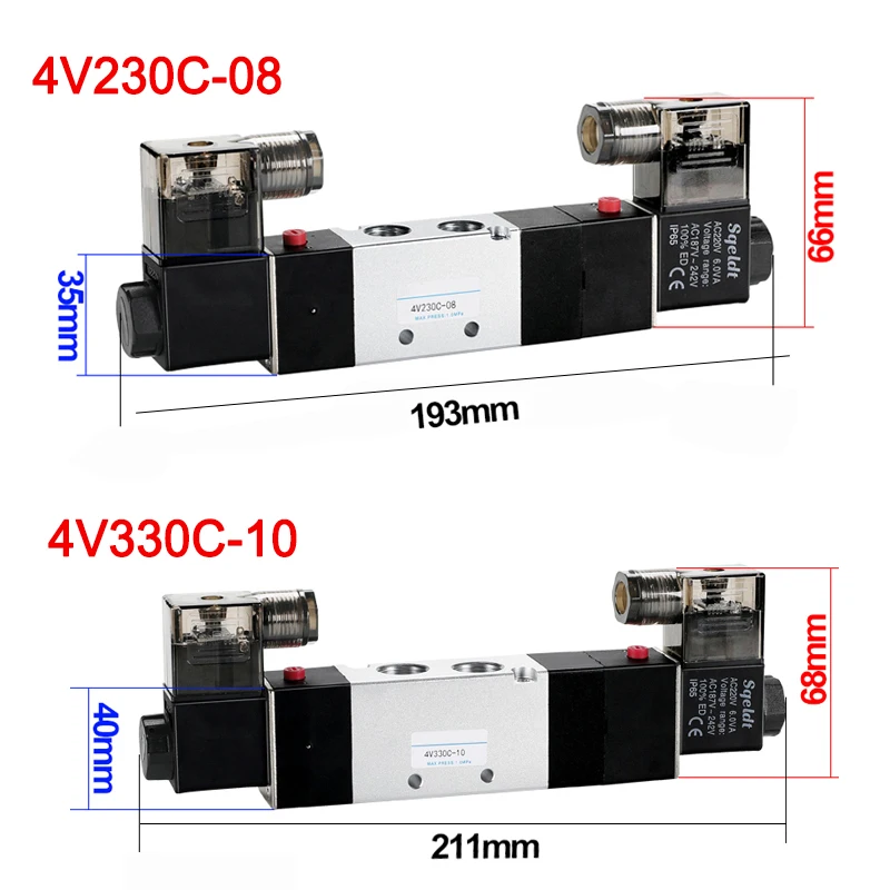 1 шт. A1RTAC Тип 4V130C 06/4V230C 08/4V330C 10/4V430C 15 трехпозиционный пятипозиционный