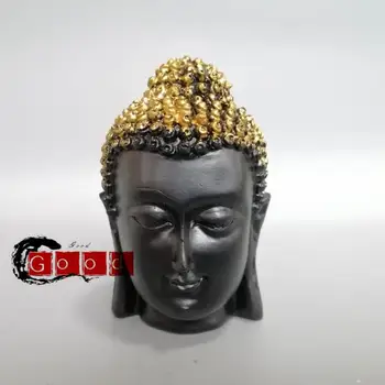 

Chinese archaize resin sakyamuni head statue #B
