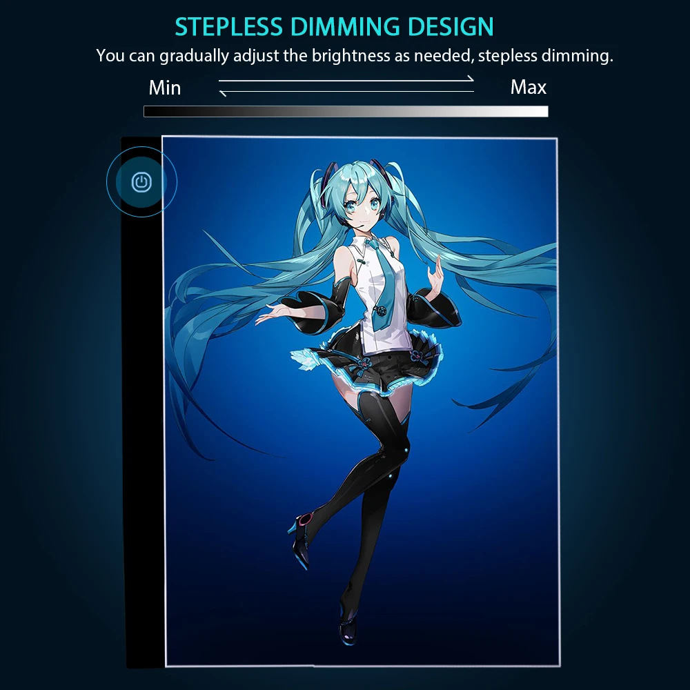 CHIPAL A3 Digital Graphic Tablets Drawing Tablet LED Light Box USB Graphics Writing Pad Copy Board Art Sketching Painting Table - Image 4