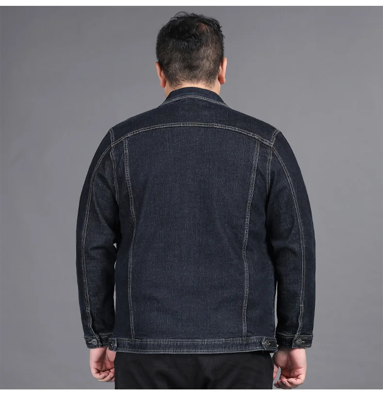 10XL 8XL 6XL 5XL весенне-осенняя мужская джинсовая куртка, модная мужская куртка-бомбер, тонкая рваная джинсовая куртка, мужские ковбойские джинсовые куртки