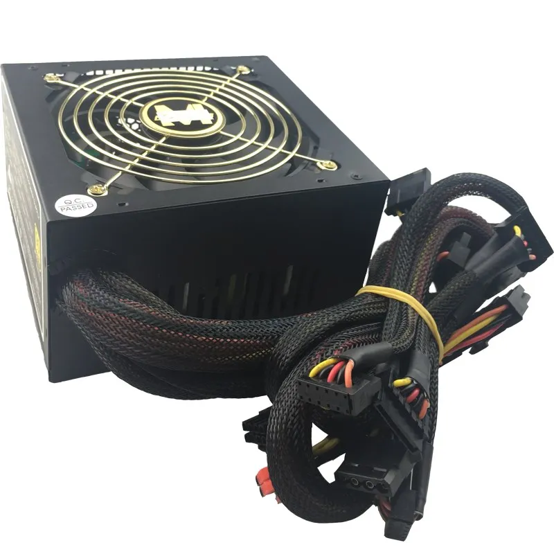 600 Вт ПК компьютер Питание компьютер PC источник питания ЦП 20+ 4-pin 12 см вентиляторы блок питания ATX 12В Molex PCIE W/SATA PCIE настольных игр psu