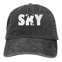 Бейсбольные кепки для мужчин и женщин с регулируемым козырьком из джинсовой ткани