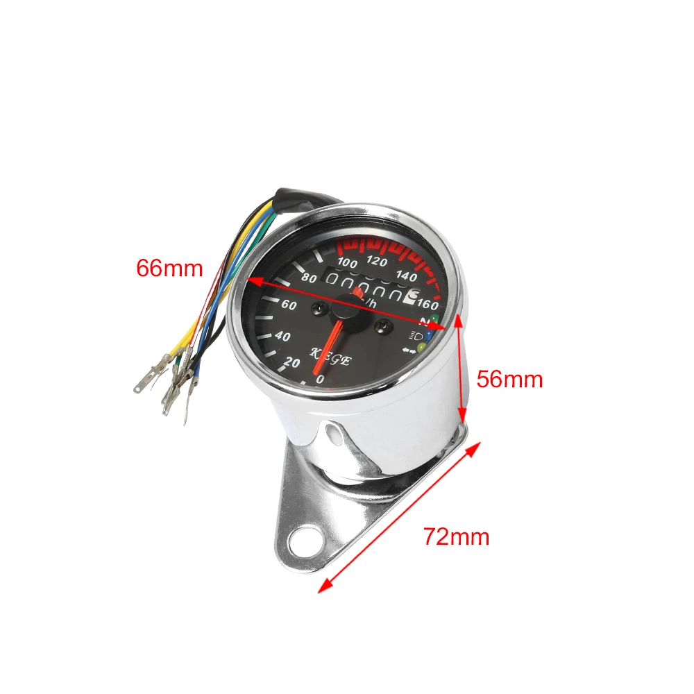 instrumento retroiluminação led luz modificado para harley honda bobber chopper