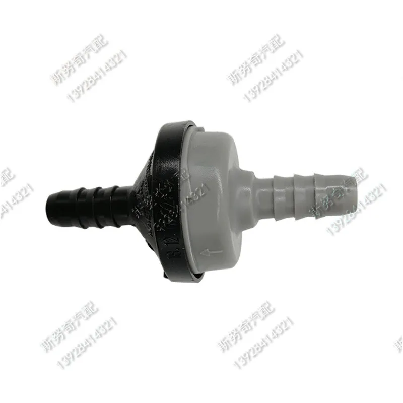 High qualtiy ID6 black plastic one-way valve non-return valve one way air pump vacuum check 1pc