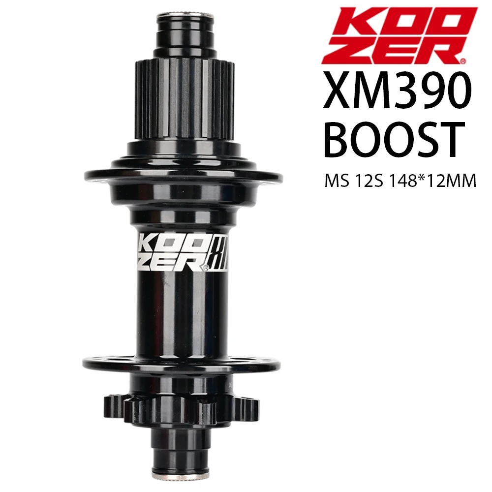 KOOZER XM390 BOOST MTB Mountain Bike Hubs 32H Hole 4 Bearing bicycle Hub 6 Bolt Front hub 15*110 Rear hub 12*148MM 11 12 Speed