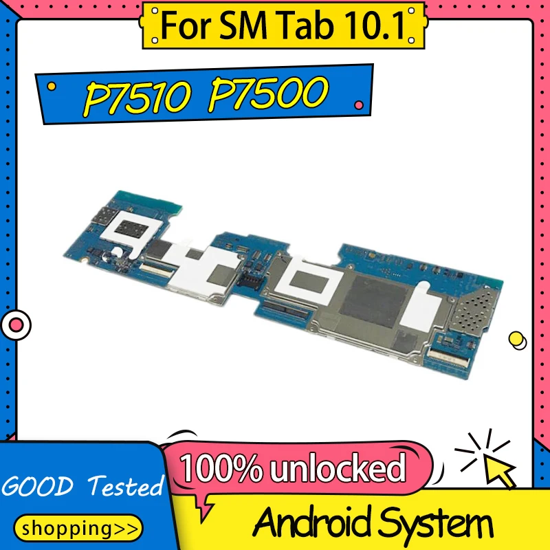 Материнская плата для Samsung Galaxy Tab 10 1 P7510 P7500 100% разблокированная материнская Wi Fi + 3G