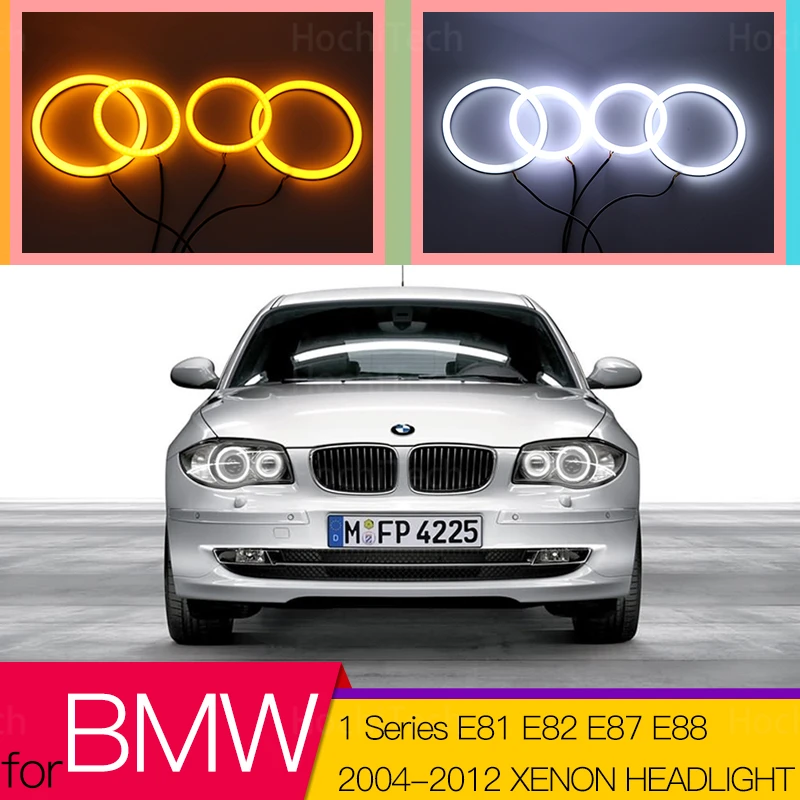 

Switchback Cotton Light LED Angel Eye Halo Dual Color for BMW 1 Series E81 E82 E87 E88 2004-2012 XENON HEADLIGHT