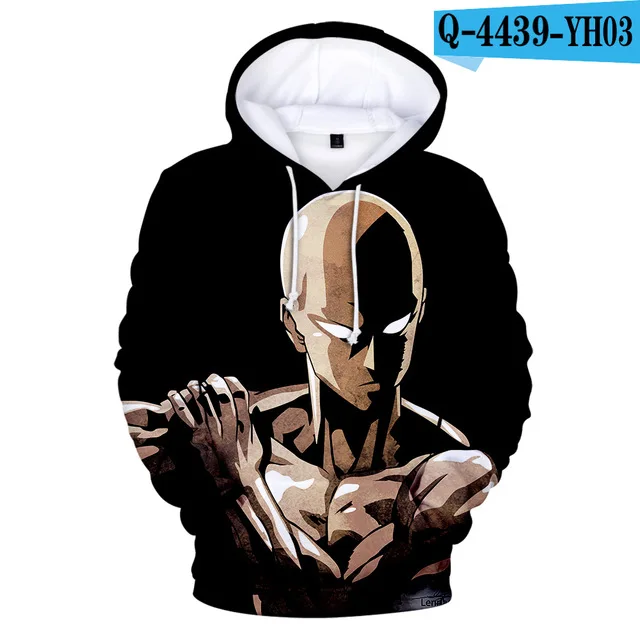 One Punch Man толстовка мужская герой Сайтама оппай Аниме толстовки One Punch Man Толстовка пуловер спортивный костюм для мужчин/женщин зимние 3D топы - Цвет: 3dwy-1085