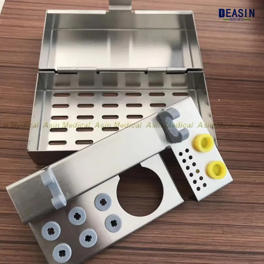 Dental disinfection boxes for dental scaler materials Handles, Work Tips, Bur Files Sets, Endo Files