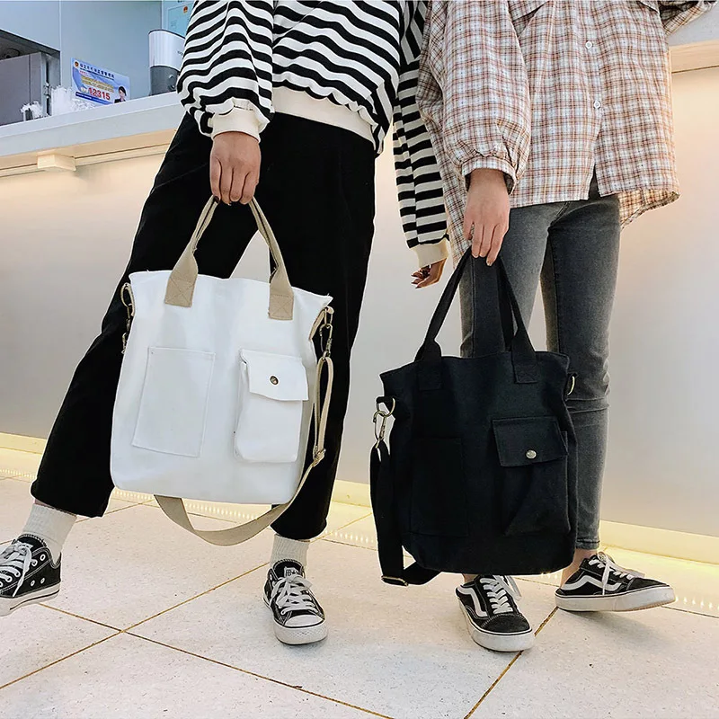 Bolsas femininas bolsas de marcas famosas 2019 Solid Fabre Literary Simple Ladies Messenger Bags tasjes dames Canvas Bag | Багаж и сумки