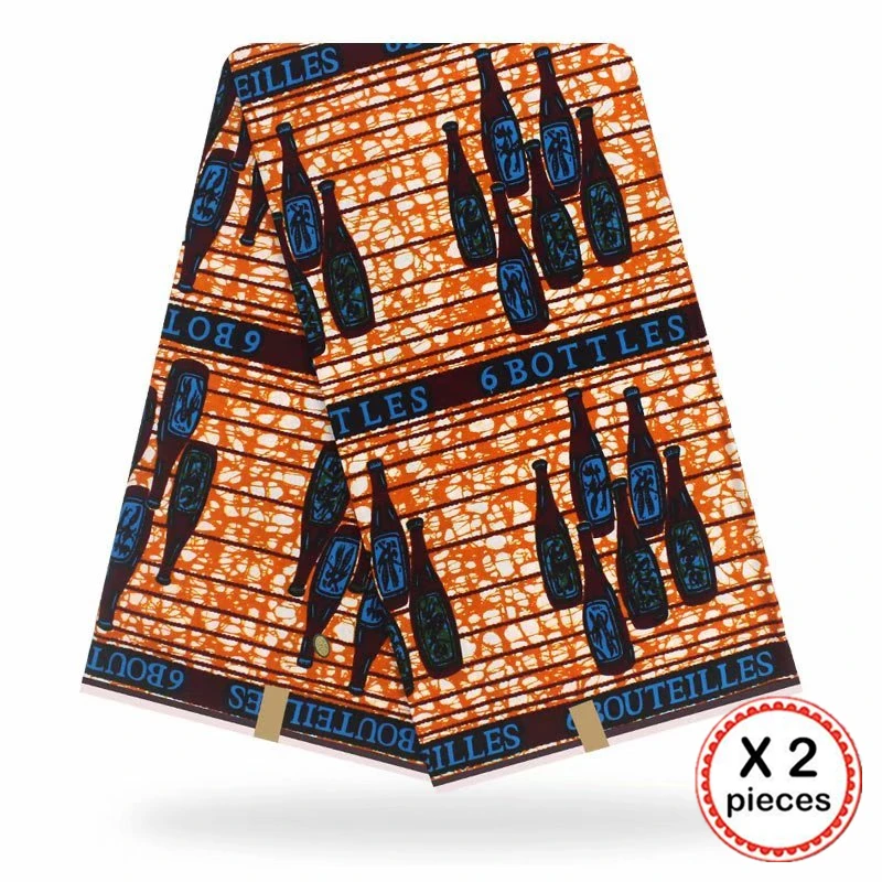 Анкара африканская ткань 12 ярдов Хлопок нигерийский стиль швейная африканская вощеная ткань принтом Гана для свадебного платья 11033