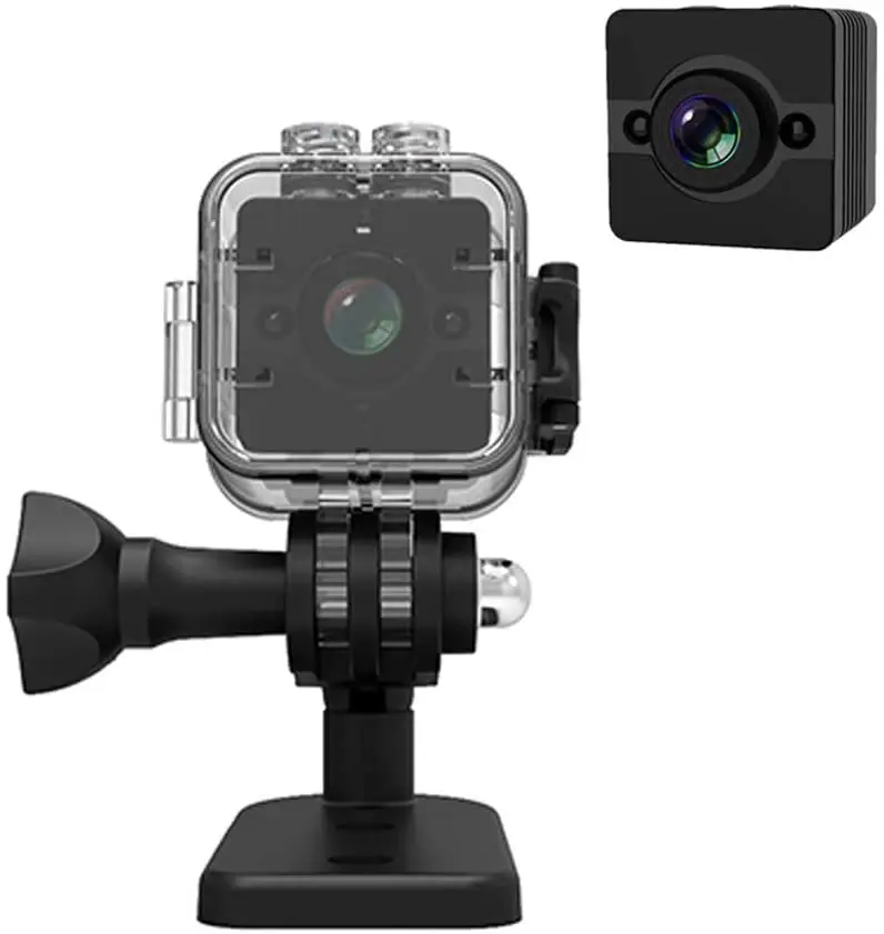

Waterproof Full HD 1080P with Night Vision and Motion Detection, Portable Video Sports DVR Camcorder Car Recorder